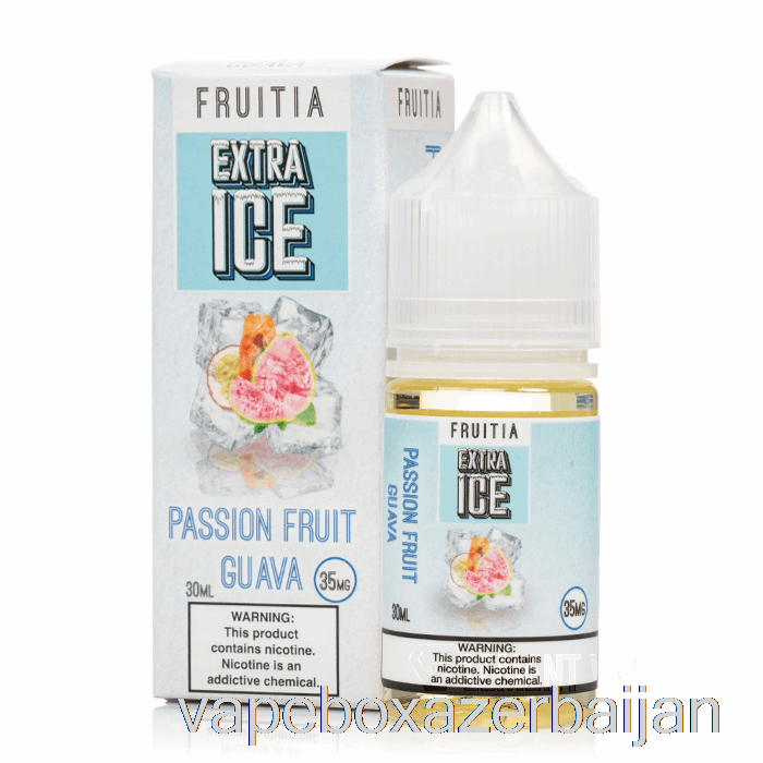 Vape Baku Passionfruit Guava - Extra Ice - Fruitia Salts - 30mL 35mg